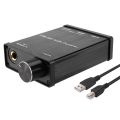 USB to Coaxial S/PDIF Optical 3.5mm/6.3mm Headphone Audio Converter.