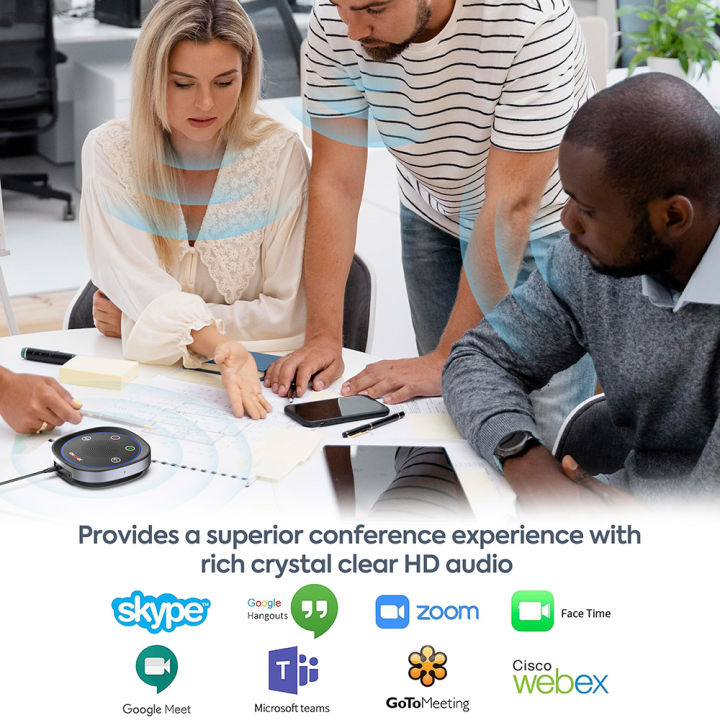 USB%20Conference%20Speaker,%20Microphone%20with%20Speakers,%20Omnidirection%20Zoom%20Mic%20Speakerphone%20with%20LED%20Indicator,%20Volume%20Mute%20Control%20-%20Image%206