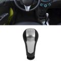 5 Speed Gear Lever Shifter for Chevrolet Spark 11-16 Silver.