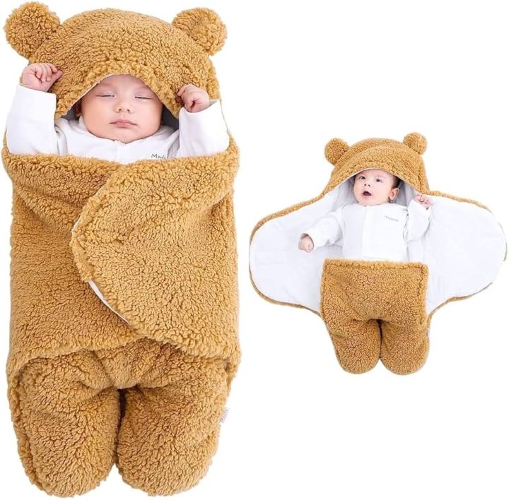 Baby%20Sleeping%20Bag%20Ultra-Soft%20Fluffy%20Fleece%20Newborn%20Receiving%20Blanket...%20-%20Image%205