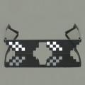 GC Men Women Glasses Pixelated Sunglasses for Minecraft players.