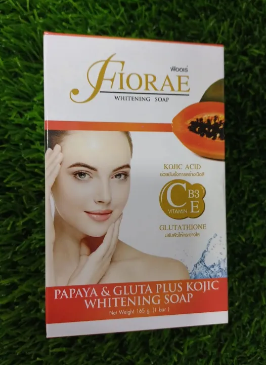 Fiorae%20Papaya%20&%20Gluta%20Plus%20Kojic%20Whitening%20Soap%20165%20gm%20(Thailand)%20-%20Image%202