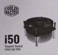Cooler Master i50 Air CPU Cooler cooling fan
RH-I50-20FK-R1 Sockets: Intel LGA 1156/1155/1151/1150 socket. 