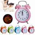 Twin Bell Table Alarm Clock with Silent Mechanism Backlight and Durable Design for Bedroom Office and Gift Use. 