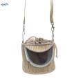 Bird Carrier Bag Bird Supplies Crossbody Bag Adjustable Shoulder Strap Cage Portable Light Coffee.