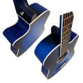 Matte Blue Premium Acoustic Guitar -2024 Edition. 