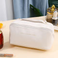 Large Capacity Waterproof Cosmetic Bag Fashion PU Leather Makeup Bag Travel Organizer Portable Travel Toiletry Storage Bags for Women Girls. 