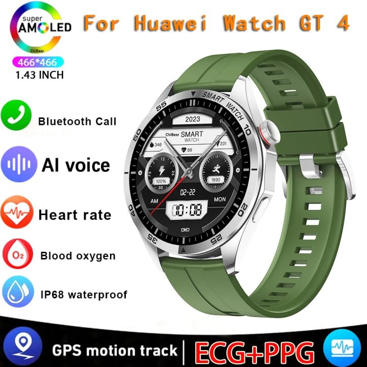 2024 New ECG+PPG AMOLED Screen Smart Watch Bluetooth Call Music player Man Watch Sport Waterproof Smartwatch For Android IOS