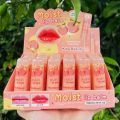 Kiss Beauty Peach Extract Moist Hydrating Lip Balm Lipstick 2pcs.