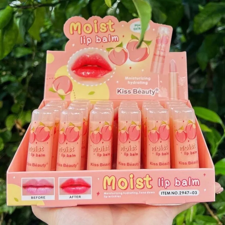 Kiss%20Beauty%20Peach%20Extract%20Moist%20Hydrating%20Lip%20Balm%20Lipstick%202pcs%20-%20Image%202