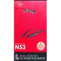 Itel N53 Wireless Neckband Music never Stop. 