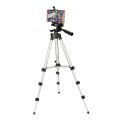 Tripod 3110 Smart Aluminium Adjustable Portable and Foldable Lightweight Tripod Stand Clip and Camera Holder.
