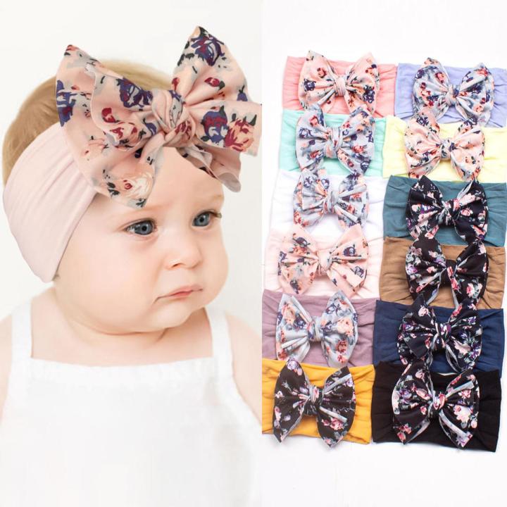 Fashionable Hair Accessories Affordable Headbands For Babies Soft And  Elastic Baby Headbands Bowknot Hair Ornaments Nylon Hair Bands