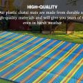 Chatai Mats for Home Foldable Plastic Mat for Sleeping on Floor family size pati - 6x7 feet big size.