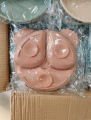 Baby food grade silicone suction & oven proof food plate. 