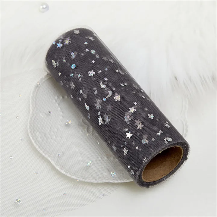 10%20yards%20Tulle%20roll%20Sparkling%20Polyester%2015cm%20Glitter%20sequin%20DIY%20craft%20tools%20Wedding%20decoration%20Tutu%20decoration%20for%20Wedding%20-%20Image%209