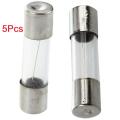 5Pcs- 10A GLASS FUSE F10AL250V 10A Fast Blow Type AC 250V 10A Glass Fuses Tube Size 5x20mm Fast Acting Glass Tube Fuse 10Amp For Glass Fuse Holder Adapters. 