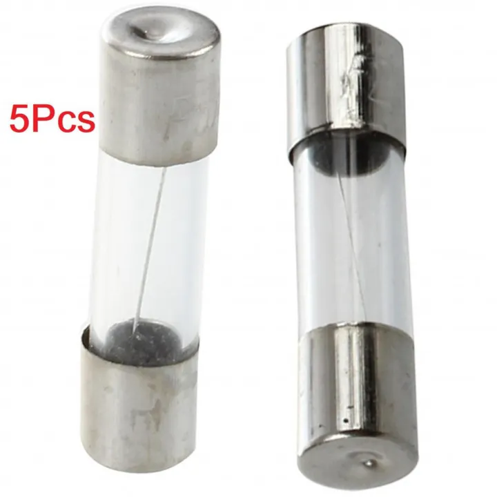 5Pcs- 10A GLASS FUSE F10AL250V 10A Fast Blow Type AC 250V 10A Glass Fuses Tube Size 5x20mm Fast Acting Glass Tube Fuse 10Amp For Glass Fuse Holder Adapters