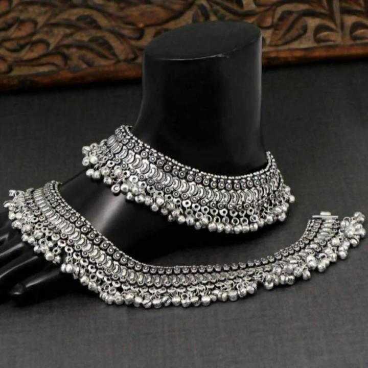 New Indian Oxidized Anklets Nupur With Beautiful Design For Women