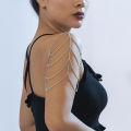 PuRui Fashion Simple Metal Multilayer Chain Upper Arm Bracelet Women's Sleeveless Shoulder Ornament Shoulder Chain Body Jewelry.