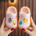Summer Kids Sandals for Boys Girls Cartoon Kids Shoes Toddler Flip Flops Non-Slip Soft Children Home Slippers Beach Garden Shoes.