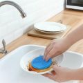 Silicone Sponge Dish Brush Food Grade BPA Free Rubber Sponges Dishwasher Safe and Dry Fast for Kitchen Dish. 