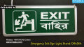 ORASKA Emergency LED EXIT Sign Light Green Exit Stair arrow emergency fog Light Sparkpro 1467 both side Left Side Arrow. 