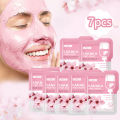 LAIKOU- 7pcs Japan Sakura Mud Face Mask Cleansing.