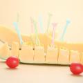 Cute Plastic Fruit Pick Kids Bento Lunch Snack Cake Dessert Food Toothpick Creek 32 Pcs.