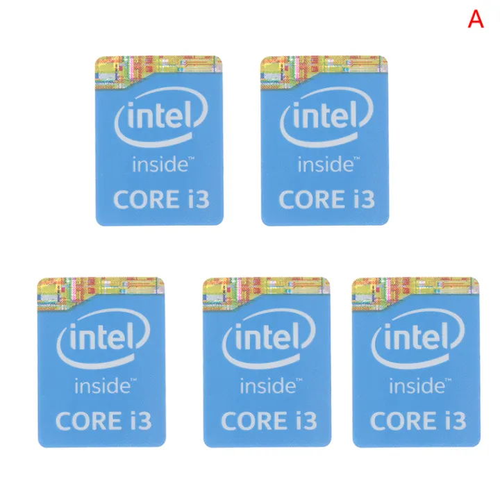 5pcs%204th%20Generation%20Intel%20Core%20I3%20I5%20I7%20Sticker%20Label%20Notebook%20Decoration%20-%20Image%202