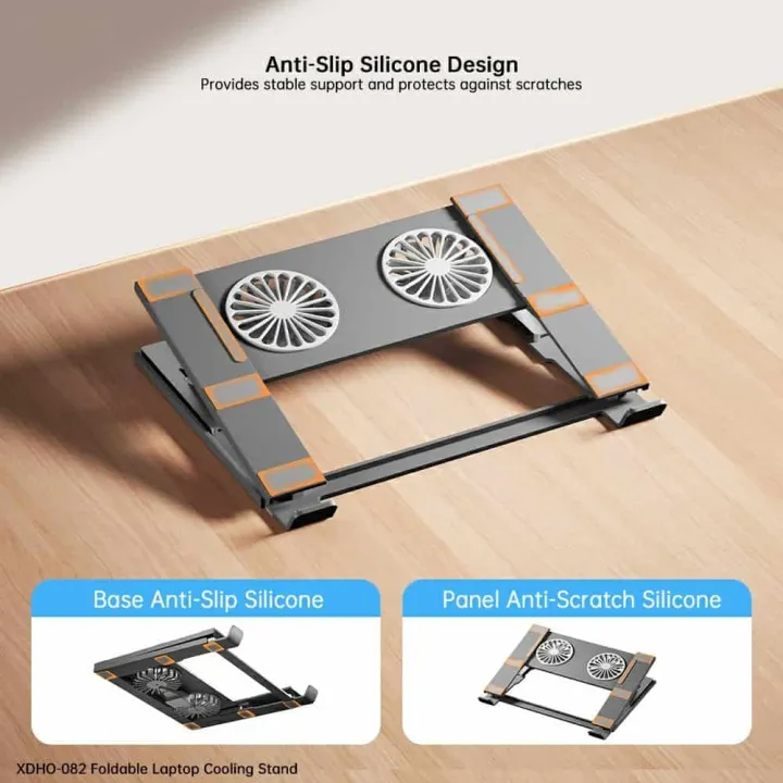 XUNDD%20XDHO-082%20Laptop%20Cooling%20Stand%20with%20Dual%20Fans%20RGB%20Lighting%20Foldable%20Notebook%20Bracket%20-%20Image%203