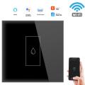 Type 86 switch zero-fire graffiti app timed remote voice control water heater with EU regulations With Google Home and Alexa.