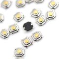 5pcs - SMD Momentary 4Pin Tactile Tact Push Button Switch 4 Pin 5x5x1.5mm On Off PCB SMD Touch Switch Momentary Push Button Switch Square Push Switch Light Switch. 