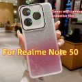 Soft Case For Realme Note 50 4G RealmeNote50 Real Me Note50 2024 Casing Gradient Phone Case Glitter Bling Bling Cute Phone Case Fashion Cover Case with Camera Cover.