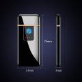 Smart Touch Sensor USB Rechargeable Double Arc Flameless Plasma Electric Lighter. 