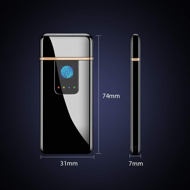 Smart%20Touch%20Sensor%20USB%20Rechargeable%20Double%20Arc%20Flameless%20Plasma%20Electric%20Lighter%20-%20Image%204