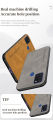 Lenuo For Samsung Galaxy A21s Sheepskin Leather Shockproof Case Luxury Matte Back Cover.