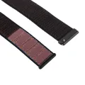 For Fitbit Versa / Versa 2 Nylon Watch Band with Hook and Loop Fastener(Red). 