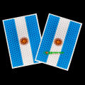 5 pcs x Reflective Flag Sticker Self Adhesive Bangladesh Argentina Brazil Palestine Country National Flag Stickers. 