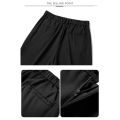 BROWON Mens Dress Pants Summer Thin Solid Color Smart Casual Suit Pants Straight Loose Elastic Back Waist Ankle-Length Trousers. 