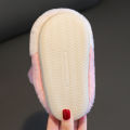 Children Winter Thick Slippers Kids Cotton-padded Shoes Baby Indoor Warm Slippers Girls Cute Cartoon Rabbit Animal Shoes Slides. 