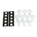 Commonly 10x Mould Moulding Sill Panel Side Skirt Trim Clip Fastener For Honda Civic CRV.