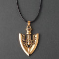 Jojos Bizarre Adventure Necklace Kujo Jotaro Arrow Metal Pendant Chain NOVO. 