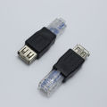 Ethernet RJ45 Male to USB Female Connector Converter Adapter. 