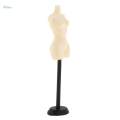 7x1/12 Scale Doll House Miniature Mannequin Model Display Stand Decor Gold. 