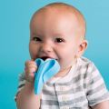 Baby Toys Silicone 1 Ps Banana Infant Teether Toys Toothbrush (Color as per stock).