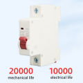 DC Miniature Circuit Breaker, Fast Tripping 250V 50A PV DC Circuit Breaker Electromagnetic 1P High Safety  for Ship Power System. 