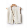 Women Vest Slim Fit Waistcoat Stylish Summer Women's Vest Shorts Set for Office Wear V Neck Waistcoat with High for Professional. 