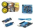 DIY LINE FOLLOWER KIT USING ARDUINO UNO ROBOT KIT. 