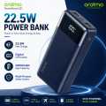 Oraimo Power Nova Q21 20000mAh 22.5W Black Power Bank with Digital Display.